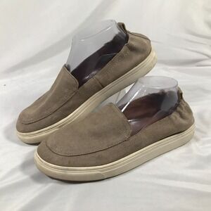 Lucky Brand Lindai Leather Slip-on Tan Sneakers  Womens US 9.5 EU 41 UK 7.5